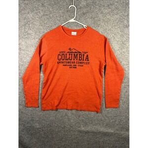 Columbia Sportswear Company Long Sleeve Graphic T-Shirt Mens Large